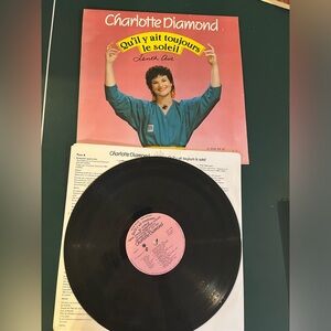Charlotte Diamond French Children’s Vinyl LP “Qu’il y ait toujours le soleil”